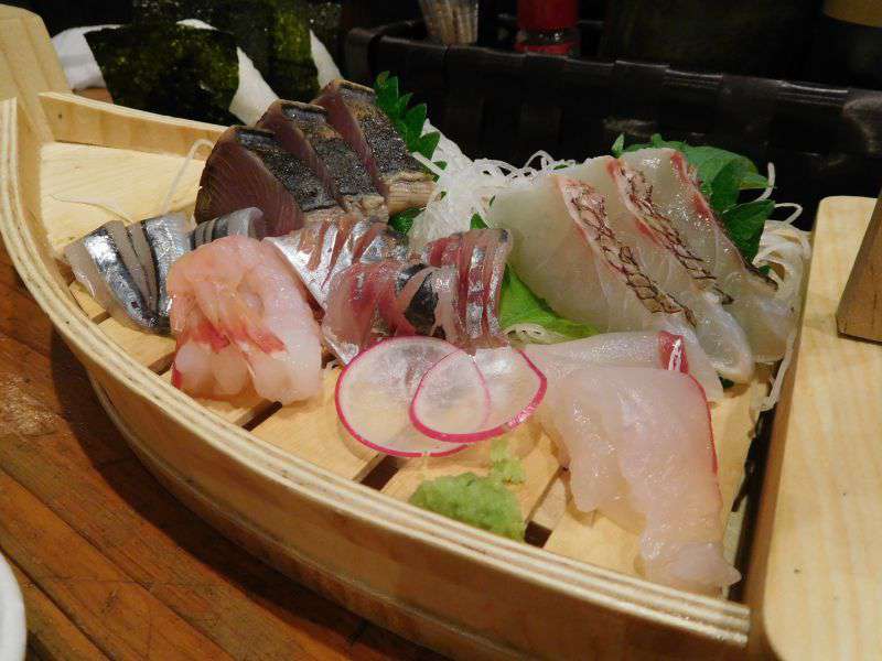 Photograph of Sashimi boat