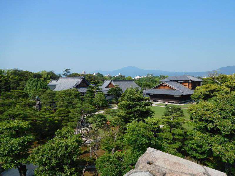 Photograph of View from the donjon at Njio Castle, Kyoto